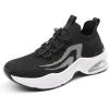 imageDREAM PAIRS Womens Walking Sneakers Slipon Air Cushion Nori Slip Resistant Tennis Casual Gym Workout Chas Nurse Restaurant Work ShoesBlack