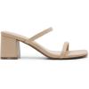 imageDREAM PAIRS Sandal Heels for Women Low Square Open Toe Block Chunky Heels Slip On Slides Mules for Party Homecoming DailyNude