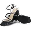 imageDREAM PAIRS Womens Block Heels 2 inch Strappy Square Toe Dressy Chunky Low Heeled Sandals for Party Wedding EveningBlackpu