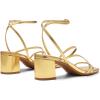 imageDREAM PAIRS Womens Block Heels 2 inch Strappy Square Toe Dressy Chunky Low Heeled Sandals for Party Wedding EveningGoldmetallic