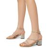 imageDREAM PAIRS Womens Block Heels 2 inch Strappy Square Toe Dressy Chunky Low Heeled Sandals for Party Wedding EveningGoldrhinestone