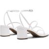 imageDREAM PAIRS Womens Block Heels 2 inch Strappy Square Toe Dressy Chunky Low Heeled Sandals for Party Wedding EveningWhitepu