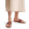 imageDREAM PAIRS Womens Flip Flops Round Toe Multi Strap lightweight Summer Beach Flat Casual Thong SandalsBrown