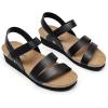 imageDREAM PAIRS Womens Low Heel Wedge Sandals RoundToe Comfortable Casual Flatform Dress Shoes with Arch SupportBlack