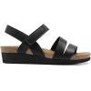 imageDREAM PAIRS Womens Low Heel Wedge Sandals RoundToe Comfortable Casual Flatform Dress Shoes with Arch SupportBlack