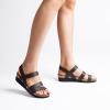 imageDREAM PAIRS Womens Low Heel Wedge Sandals RoundToe Comfortable Casual Flatform Dress Shoes with Arch SupportBrown