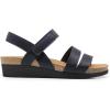 imageDREAM PAIRS Womens Low Heel Wedge Sandals RoundToe Comfortable Casual Flatform Dress Shoes with Arch SupportNavy
