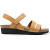 imageDREAM PAIRS Womens Low Heel Wedge Sandals RoundToe Comfortable Casual Flatform Dress Shoes with Arch SupportTan