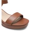 imageDREAM PAIRS Womens Platform Heels Block Chunky Open Toe Ankle Strap Heel Fashion Wedding Party Dress Sandals ShoesBrown