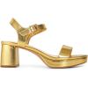 imageDREAM PAIRS Womens Platform Heels Block Chunky Open Toe Ankle Strap Heel Fashion Wedding Party Dress Sandals ShoesGold