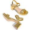 imageDREAM PAIRS Womens Platform Heels Block Chunky Open Toe Ankle Strap Heel Fashion Wedding Party Dress Sandals ShoesGold
