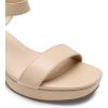 imageDREAM PAIRS Womens Platform Heels Block Chunky Open Toe Ankle Strap Heel Fashion Wedding Party Dress Sandals ShoesNude