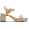 imageDREAM PAIRS Womens Platform Heels Block Chunky Open Toe Ankle Strap Heel Fashion Wedding Party Dress Sandals ShoesNude