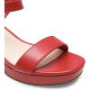imageDREAM PAIRS Womens Platform Heels Block Chunky Open Toe Ankle Strap Heel Fashion Wedding Party Dress Sandals ShoesRed