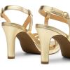 imageDREAM PAIRS Womens Platform Strappy Heels High Heeled Sandals Open Toe Comfortable Dressy Shoes with Adjustable Ankle StrapGold