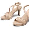 imageDREAM PAIRS Womens Platform Strappy Heels High Heeled Sandals Open Toe Comfortable Dressy Shoes with Adjustable Ankle StrapNude