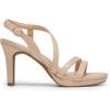 imageDREAM PAIRS Womens Platform Strappy Heels High Heeled Sandals Open Toe Comfortable Dressy Shoes with Adjustable Ankle StrapNude