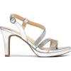 imageDREAM PAIRS Womens Platform Strappy Heels High Heeled Sandals Open Toe Comfortable Dressy Shoes with Adjustable Ankle StrapSilver Sparkling