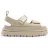 imageDREAM PAIRS Platform Wedges Sandals for Women Chunky Open Toe Dress Walking Comfortable Flat Sandals for SummerBeige