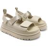 imageDREAM PAIRS Platform Wedges Sandals for Women Chunky Open Toe Dress Walking Comfortable Flat Sandals for SummerBeige