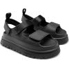 imageDREAM PAIRS Platform Wedges Sandals for Women Chunky Open Toe Dress Walking Comfortable Flat Sandals for SummerBlack