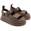 imageDREAM PAIRS Platform Wedges Sandals for Women Chunky Open Toe Dress Walking Comfortable Flat Sandals for SummerBrown