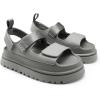 imageDREAM PAIRS Platform Wedges Sandals for Women Chunky Open Toe Dress Walking Comfortable Flat Sandals for SummerGrey