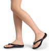 imageDREAM PAIRS Womens Arch Support Flip Flops Comfortable Dressy Orthopedic Thong Sandals Slides with Bow for Walking Summer VacationAll Black