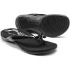imageDREAM PAIRS Womens Arch Support Flip Flops Comfortable Dressy Orthopedic Thong Sandals Slides with Bow for Walking Summer VacationAll Black