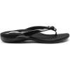 imageDREAM PAIRS Womens Arch Support Flip Flops Comfortable Dressy Orthopedic Thong Sandals Slides with Bow for Walking Summer VacationAll Black
