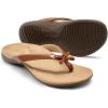 imageDREAM PAIRS Womens Arch Support Flip Flops Comfortable Dressy Orthopedic Thong Sandals Slides with Bow for Walking Summer VacationBrown