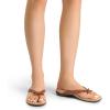 imageDREAM PAIRS Womens Arch Support Flip Flops Comfortable Dressy Orthopedic Thong Sandals Slides with Bow for Walking Summer VacationBrown