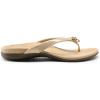 imageDREAM PAIRS Womens Arch Support Flip Flops Comfortable Dressy Orthopedic Thong Sandals Slides with Bow for Walking Summer VacationNude
