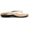 imageDREAM PAIRS Womens Arch Support Flip Flops Comfortable Dressy Orthopedic Thong Sandals Slides with Bow for Walking Summer VacationWhite