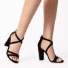 imageDREAM PAIRS Womens Chunky Heels 4 inch High Multi Strap Soft Comfort Block Heeled Sandals for Prom Dancing WeddingBlack