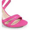 imageDREAM PAIRS Womens Chunky Heels 4 inch High Multi Strap Soft Comfort Block Heeled Sandals for Prom Dancing WeddingHot Pink