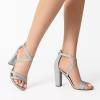 imageDREAM PAIRS Womens Chunky Heels 4 inch High Multi Strap Soft Comfort Block Heeled Sandals for Prom Dancing WeddingSilver