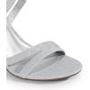imageDREAM PAIRS Womens Chunky Heels 4 inch High Multi Strap Soft Comfort Block Heeled Sandals for Prom Dancing WeddingSilver