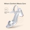 imageDREAM PAIRS Womens Chunky Heels Block Round Open Toe Ankle Strap Heel Fashion Wedding Party Comfort Dress Sandals ShoesSilverpu