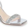 imageDREAM PAIRS Womens Chunky Heels Square Open Toe Ankle Buckle Strappy Block Heeled Sandals for Party Wedding DailySilverrhinestone