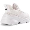 imageDREAM PAIRS Womens Platform Chunky Fashion Sneakers Slip on Walking Stylish Lightweight Classic Casual SneakerWhite