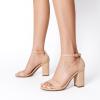 imageDREAM PAIRS Heels for Women Chunky Block Heel Open Toe Ankle Strap 35 Inch Heeled Sandals for Party Date WeddingNudenubuck