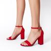 imageDREAM PAIRS Heels for Women Chunky Block Heel Open Toe Ankle Strap 35 Inch Heeled Sandals for Party Date WeddingRed