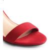 imageDREAM PAIRS Heels for Women Chunky Block Heel Open Toe Ankle Strap 35 Inch Heeled Sandals for Party Date WeddingRed