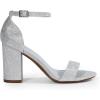 imageDREAM PAIRS Heels for Women Chunky Block Heel Open Toe Ankle Strap 35 Inch Heeled Sandals for Party Date WeddingSilver