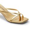 imageDREAM PAIRS Heels for Women Flip Flops Kitten Low Heels Open Square Toe Thong Heeled Sandals Sexy Fashion Comfort Shoes for Party Casual SlidesGold