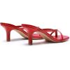 imageDREAM PAIRS Heels for Women Flip Flops Kitten Low Heels Open Square Toe Thong Heeled Sandals Sexy Fashion Comfort Shoes for Party Casual SlidesRed