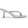 imageDREAM PAIRS Heels for Women Flip Flops Kitten Low Heels Open Square Toe Thong Heeled Sandals Sexy Fashion Comfort Shoes for Party Casual SlidesSilver