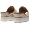 imageDREAM PAIRS Platform Sandals Women Slipon Espadrille Bohemia Wedge Sandals Comfort Dressy Summer Open Toe Canvas Slides for Womens Outdoor Walking Beach VacationNude