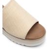 imageDREAM PAIRS Platform Sandals Women Slipon Espadrille Bohemia Wedge Sandals Comfort Dressy Summer Open Toe Canvas Slides for Womens Outdoor Walking Beach VacationNude